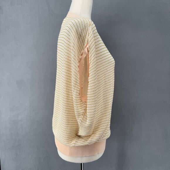 Zadig & Voltaire Sweater Vest Tifle Fish Net Coral Style SFMA2114F Womans M - Picture 2 of 15